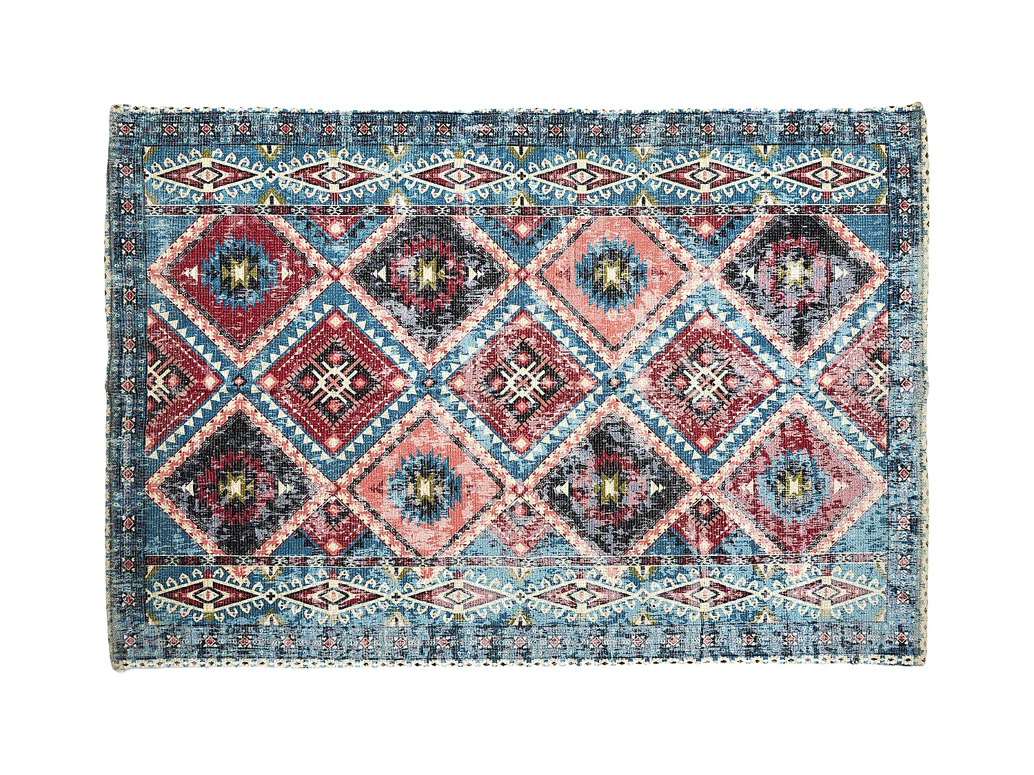 Tapis Agra 120x170cm Orange, Multicolore