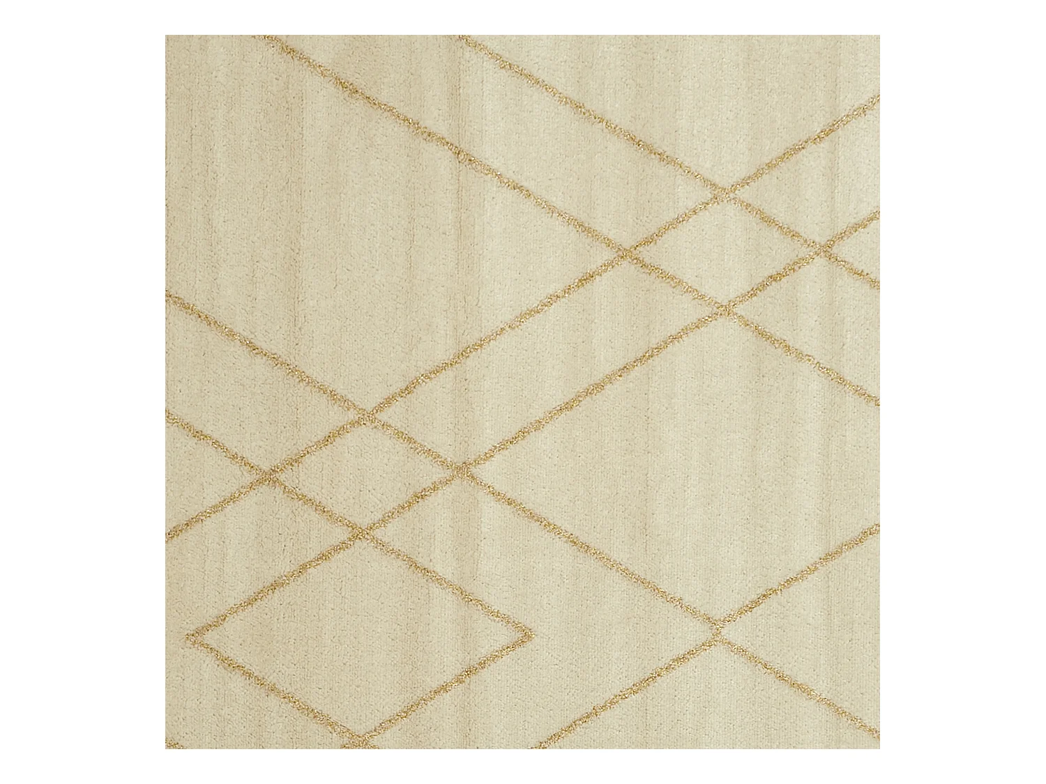 Tapis Londres Lurex 150x200cm Blanc