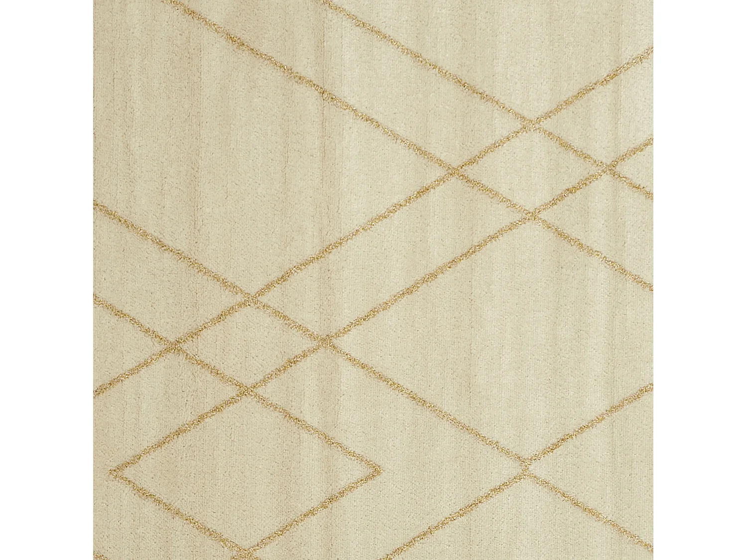 Tapis Londres Lurex 150x200cm Blanc