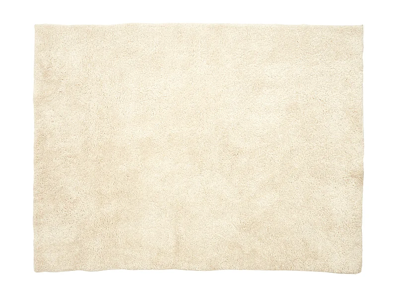 Tapis Alaska Creme 150x200cm Blanc, Beige
