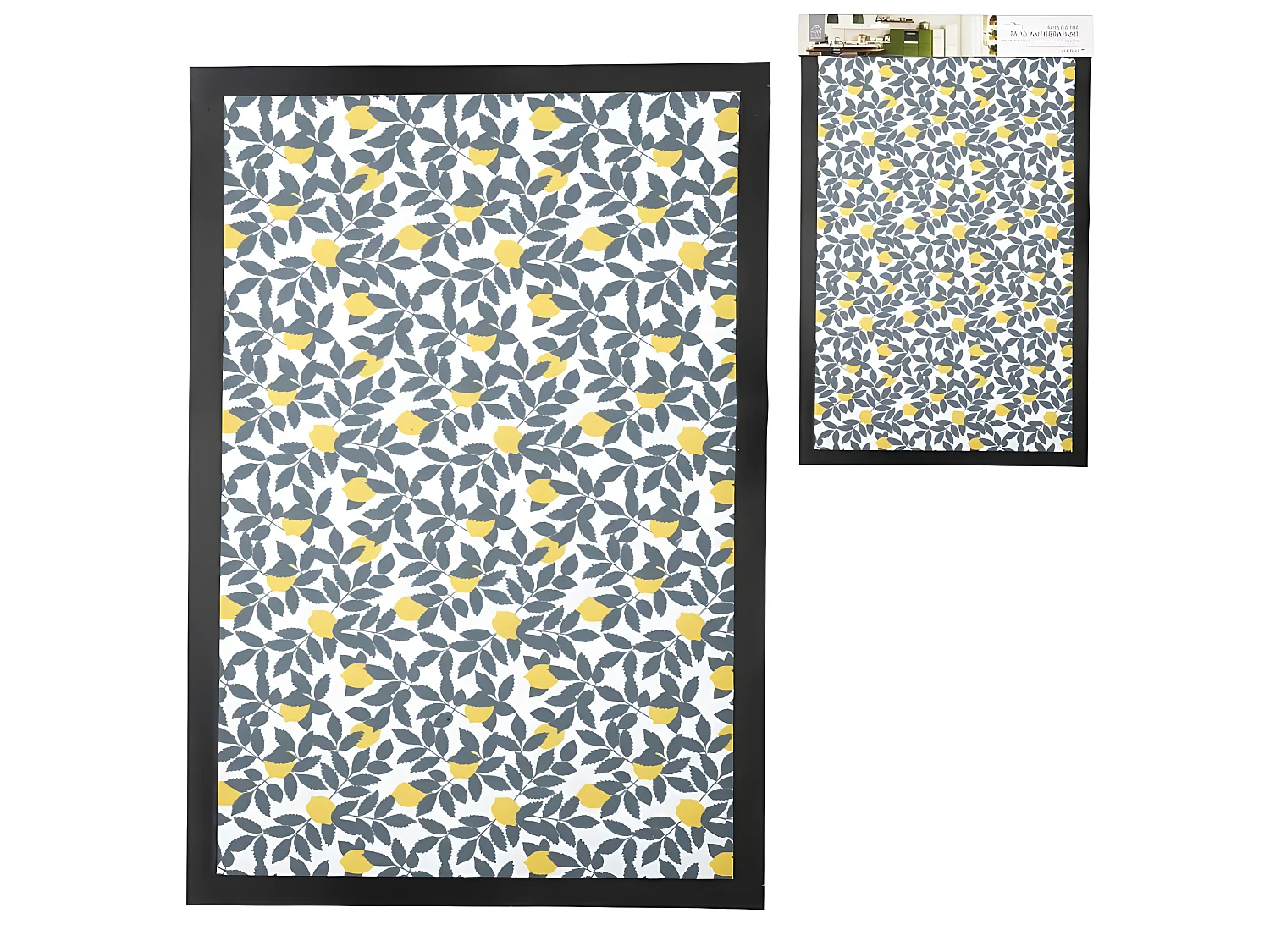 Tapis Déco Imprimé "Zeste" 40x60cm Multicolore