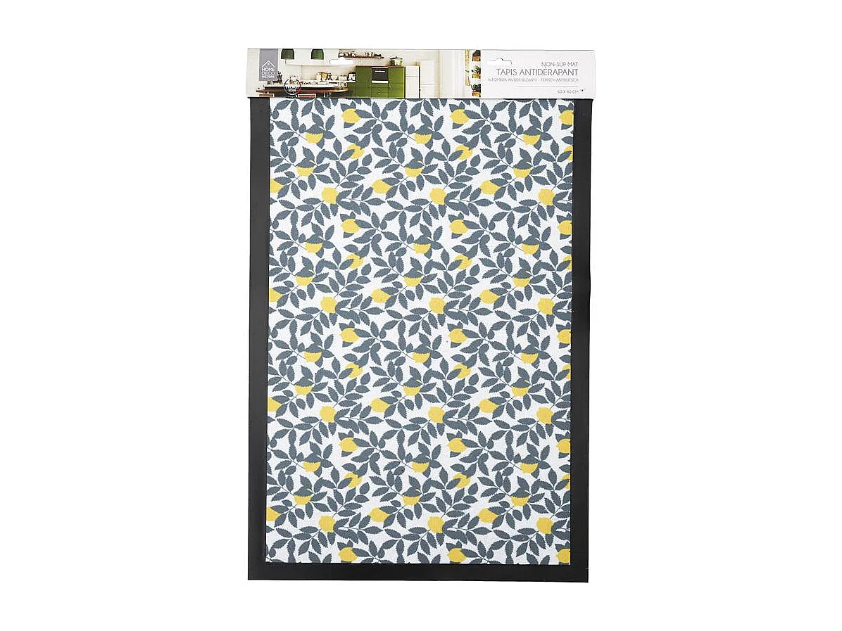 Tapis Déco Imprimé "Zeste" 40x60cm Multicolore