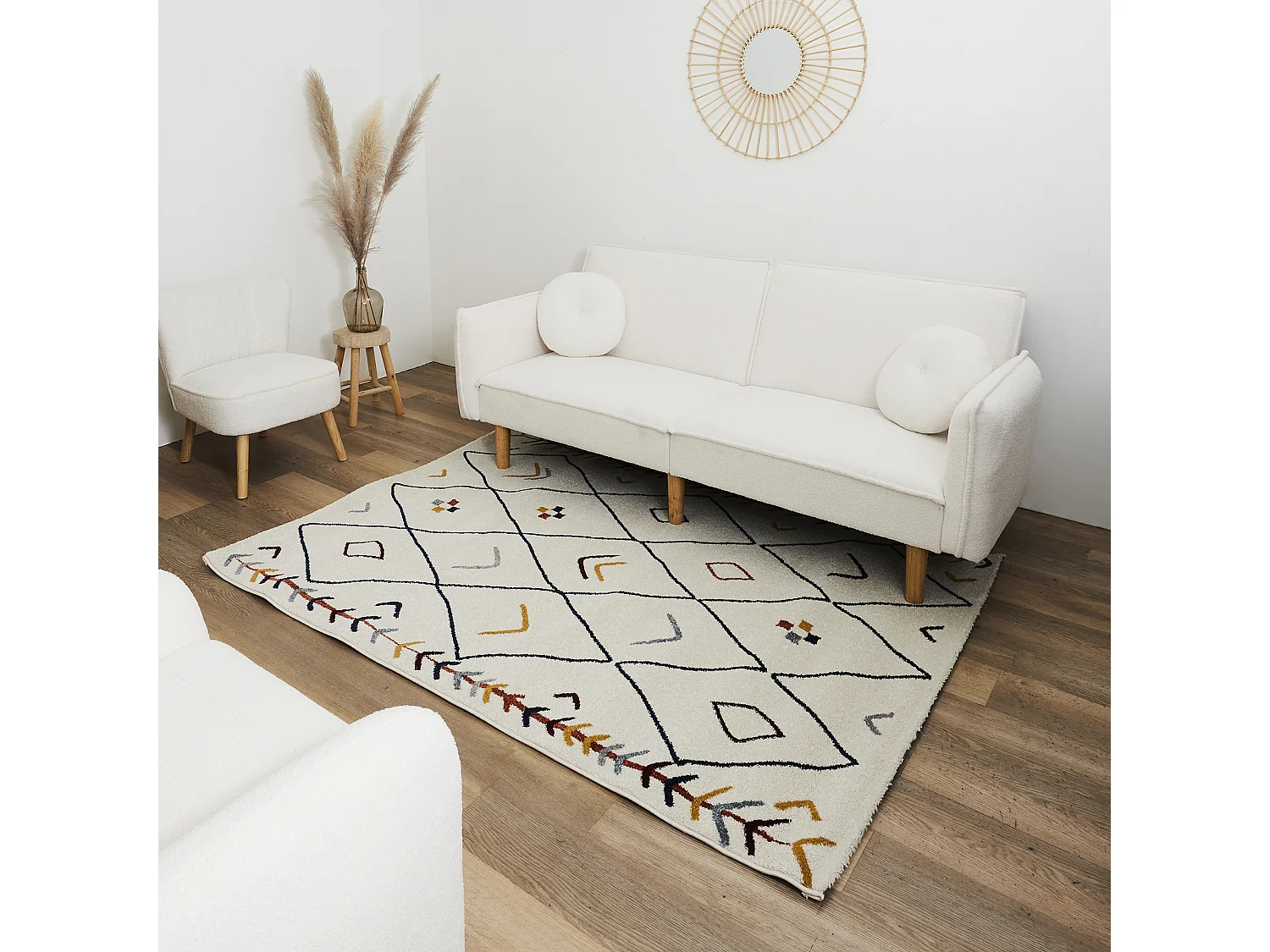 Tapis Djerba Berbere 150x200cm Multicolore