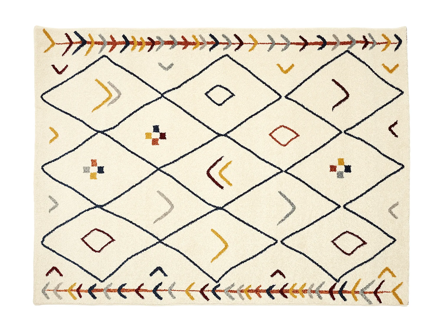 Tapis Djerba Berbere 150x200cm Multicolore