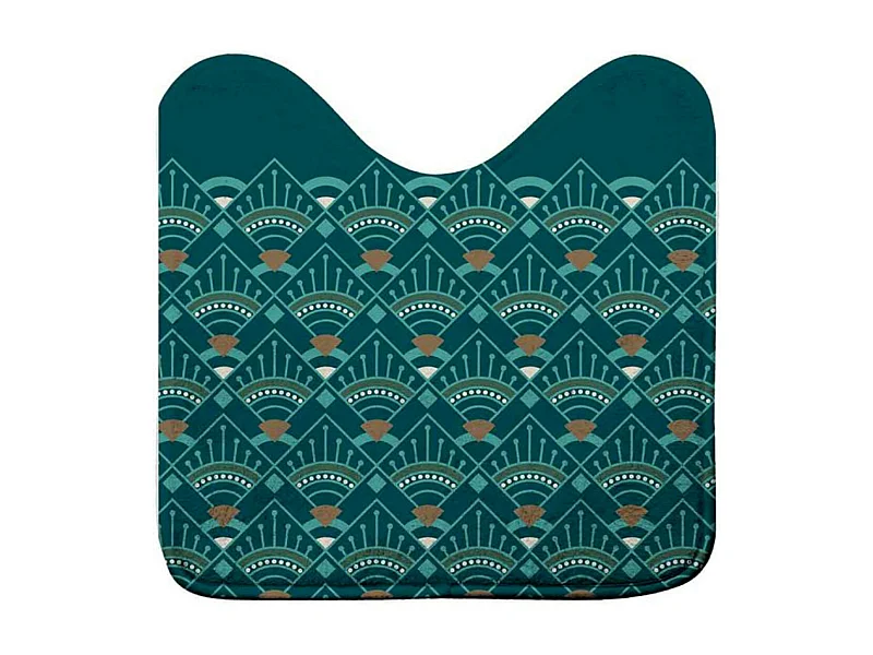 Tapis WC Imprimé "Imperia" 45x45cm Vert