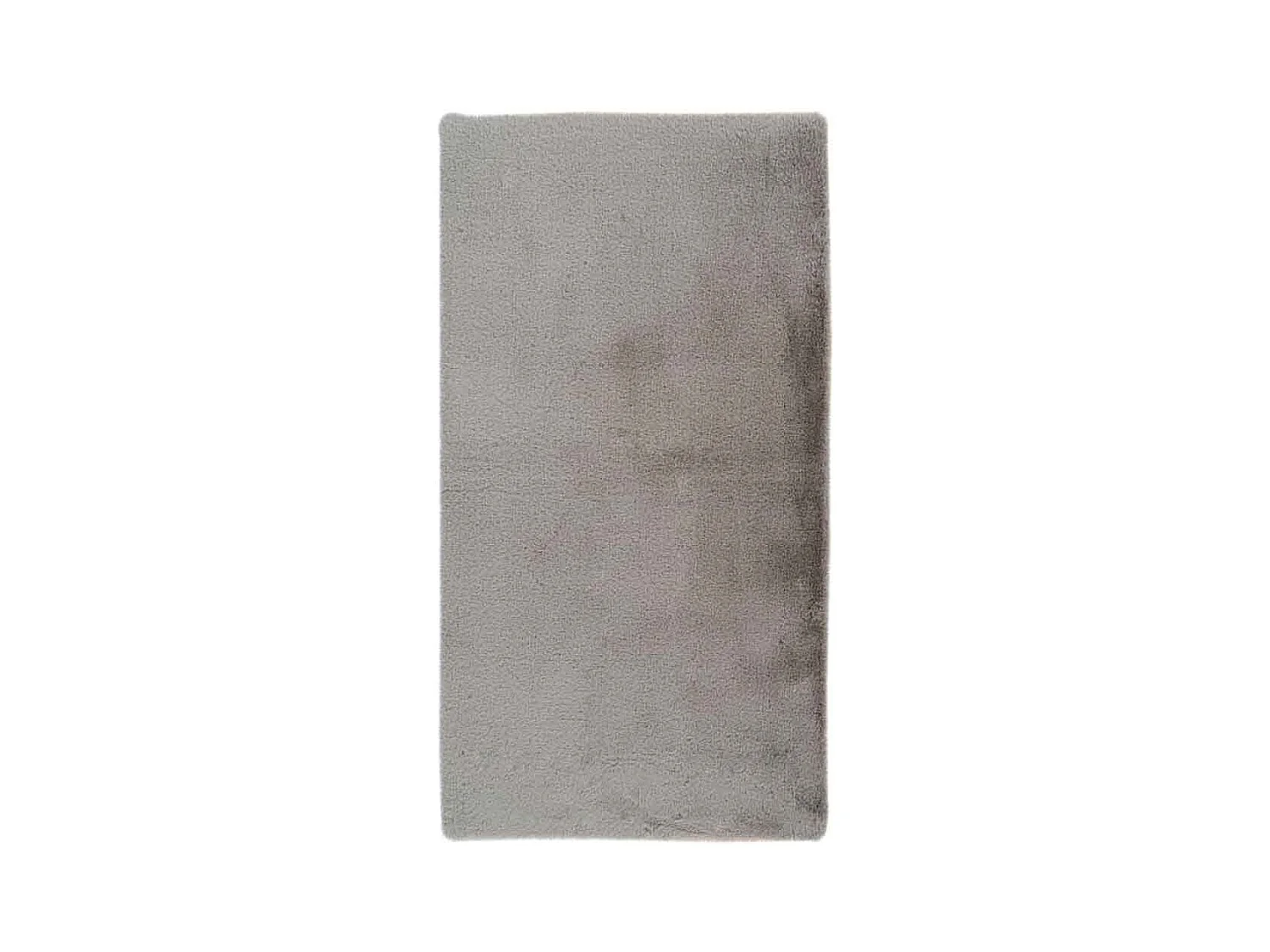 Tapis de Bain Fait à la Main "Rabbit" Gris Clair 50 x 90 cm