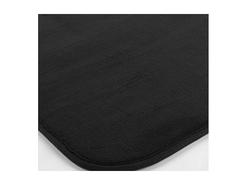 Tapis Contour WC "Vitamine II" 45x45cm Noir