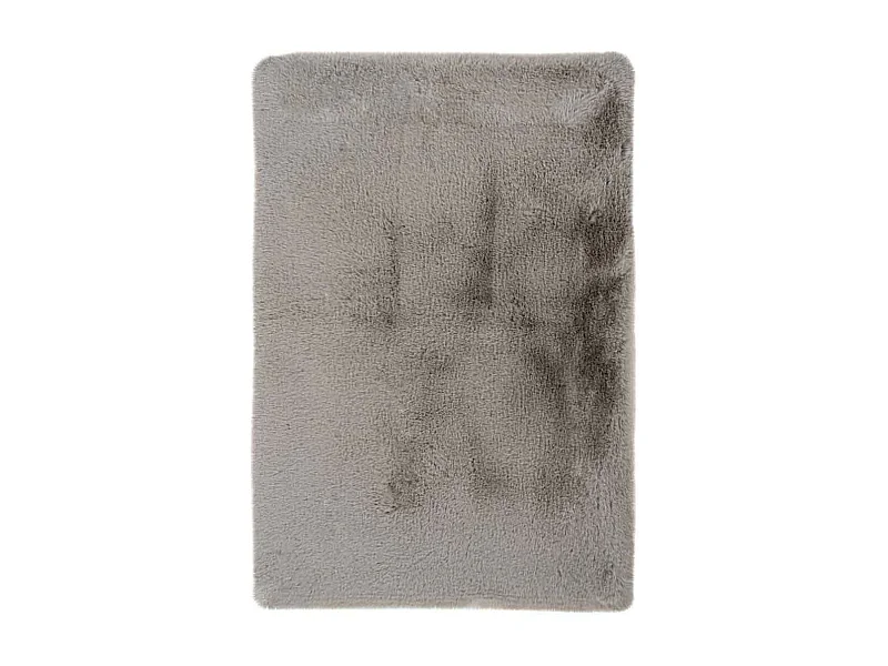 Tapis de Bain Doux Antidérapant "Rabbit" Gris Clair 65 x 100 cm