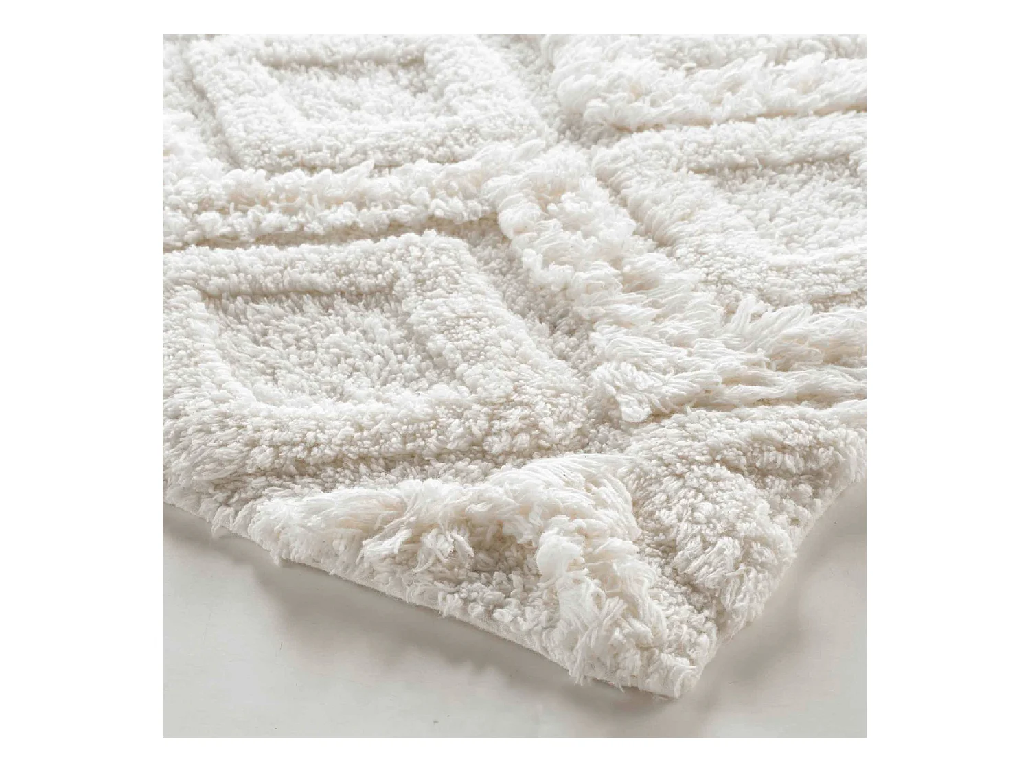 Tapis de Salle de Bain "Ikatis" 50x80cm Blanc