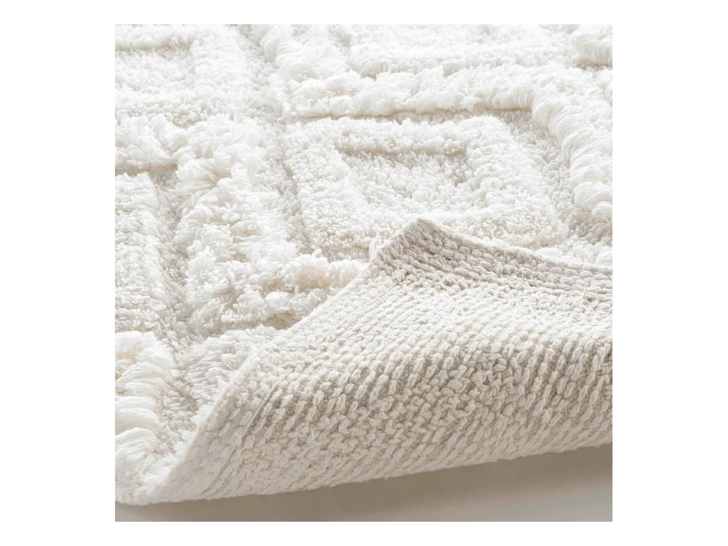 Tapis de Salle de Bain "Ikatis" 50x80cm Blanc