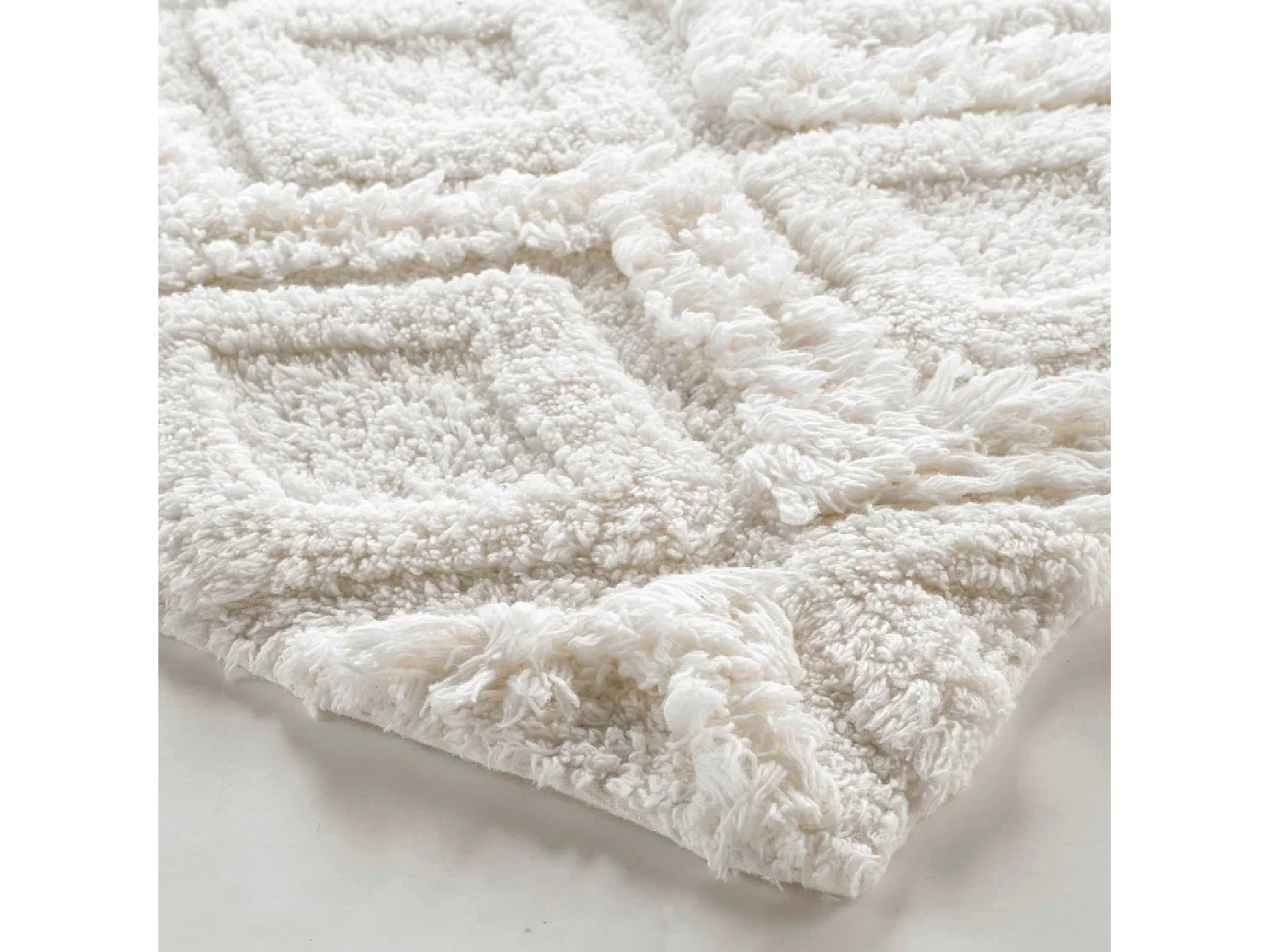 Tapis de Salle de Bain "Ikatis" 50x80cm Blanc