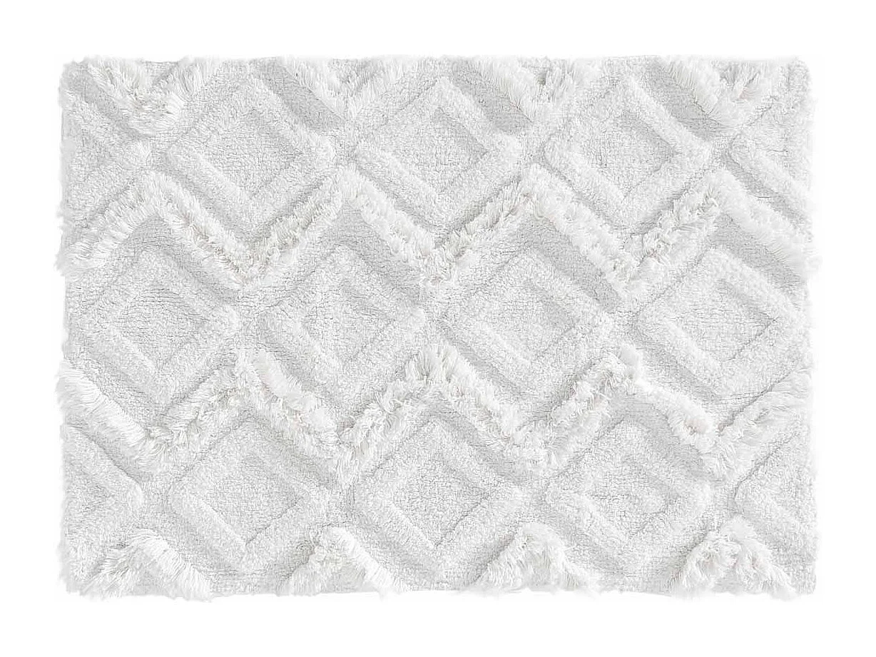 Tapis de Salle de Bain "Ikatis" 50x80cm Blanc