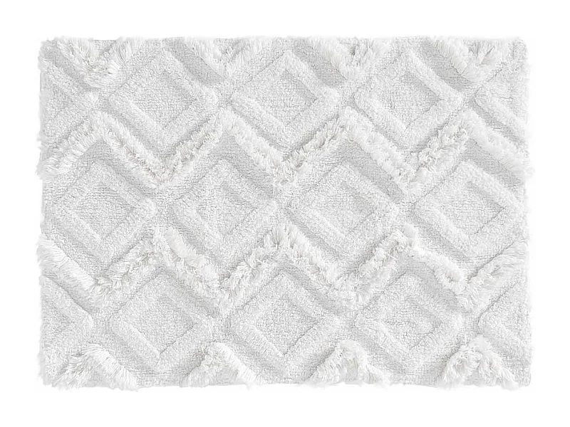 Tapis de Salle de Bain "Ikatis" 50x80cm Blanc
