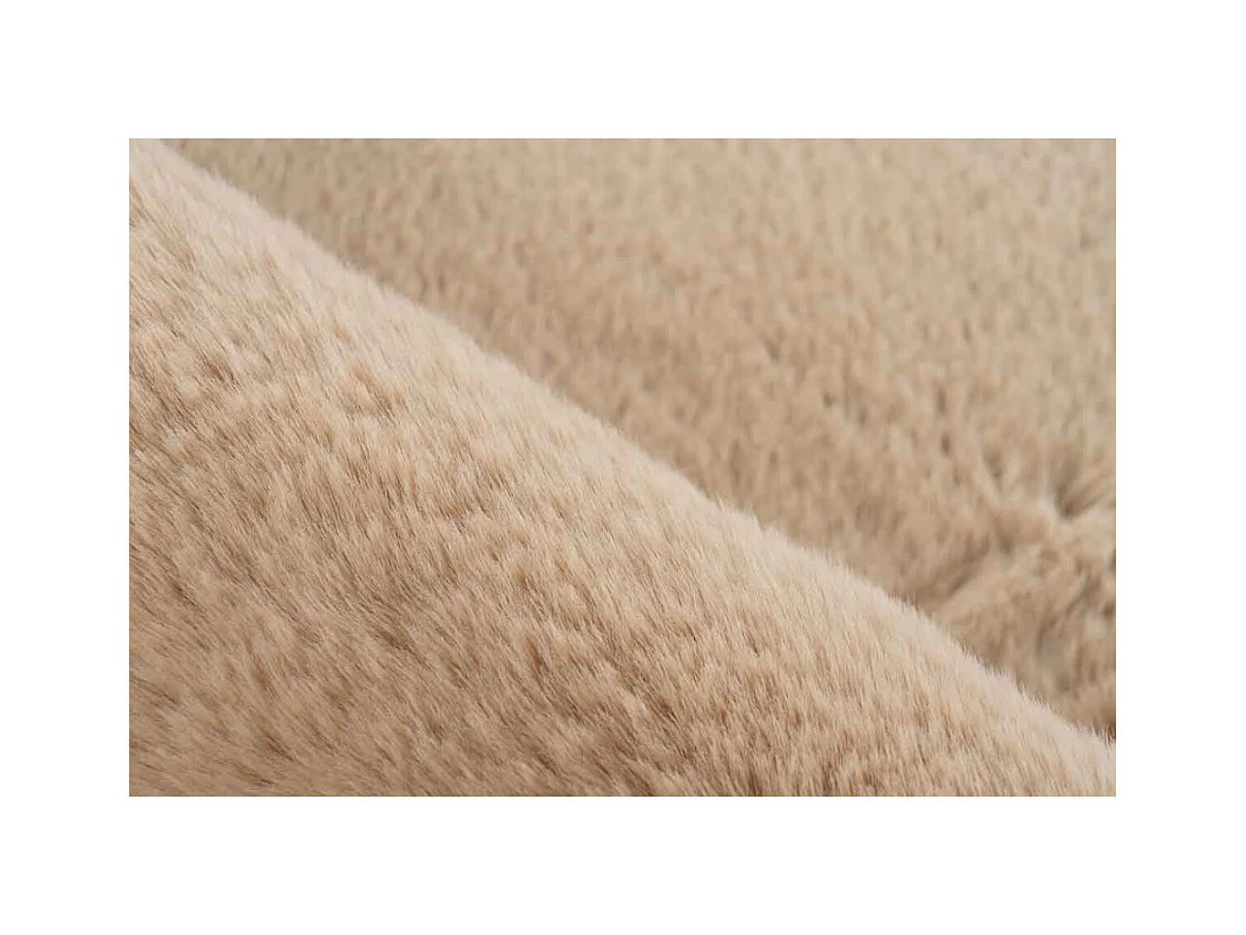 Tapis de Bain Doux Antidérapant "Rabbit" Beige 40 x 60 cm