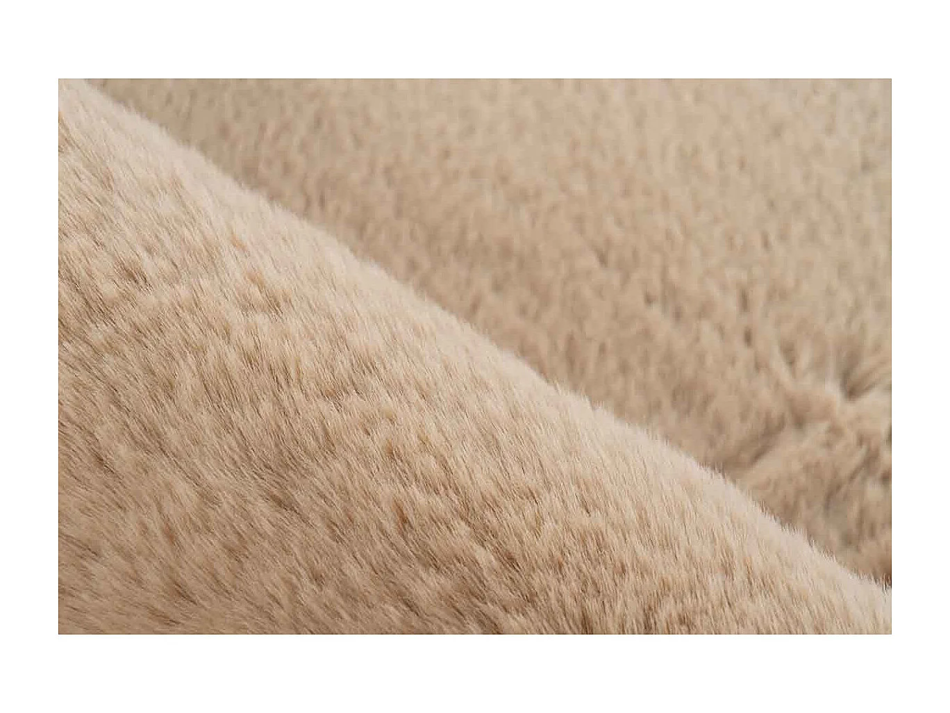 Tapis de Bain Doux Antidérapant "Rabbit" Beige 40 x 60 cm