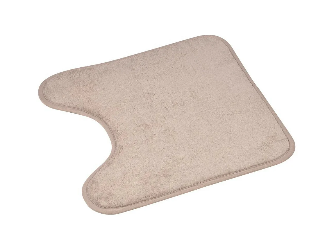 Tapis Contour WC "Vitamine II" 45x45cm Taupe
