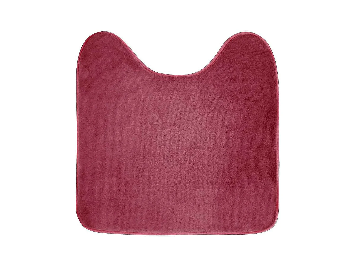 Tapis Contour WC "Vitamine" 45x45cm Framboise