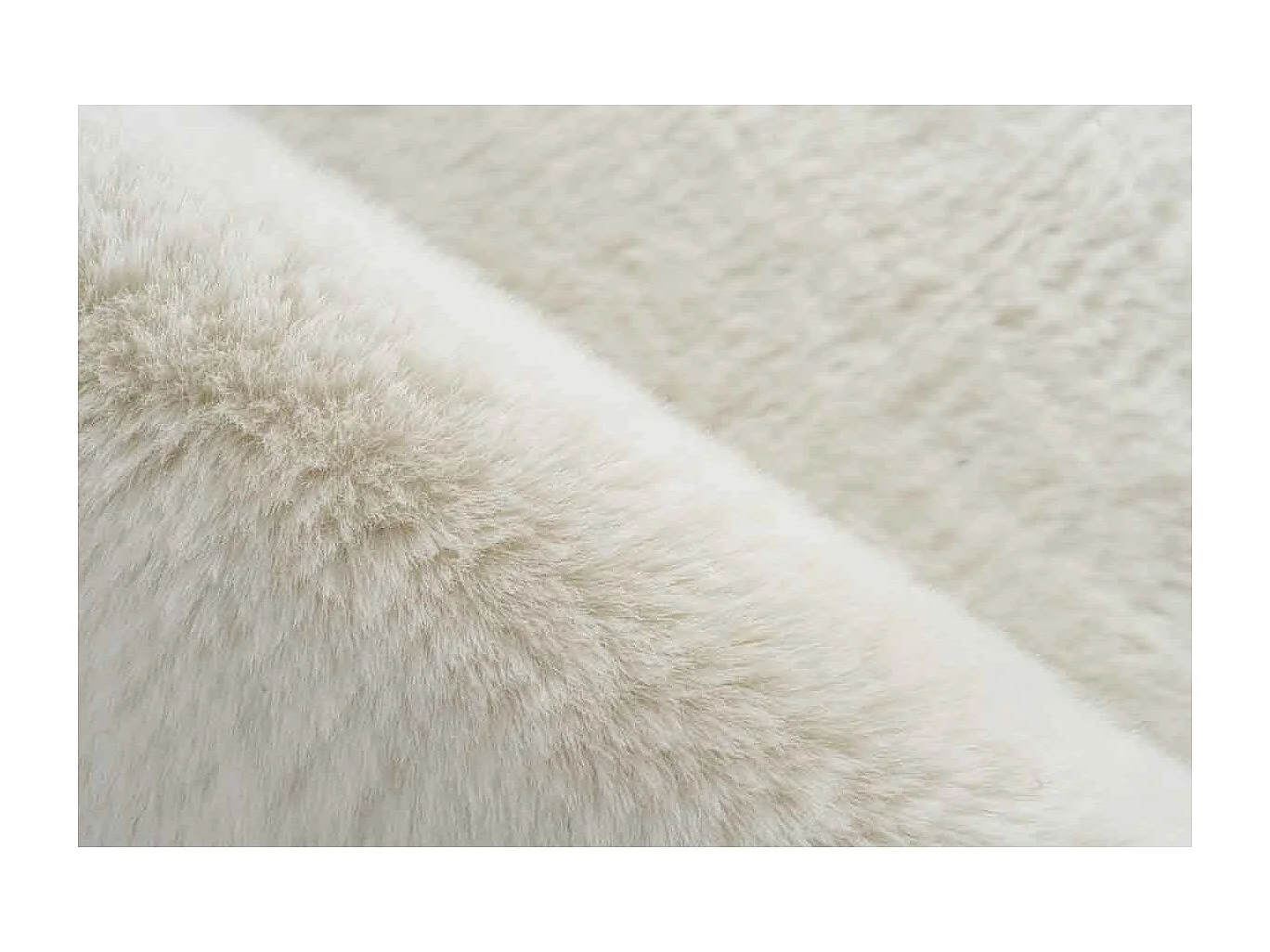 Tapis de Bain Doux Antidérapant "Rabbit" Blanc 40 x 60 cm