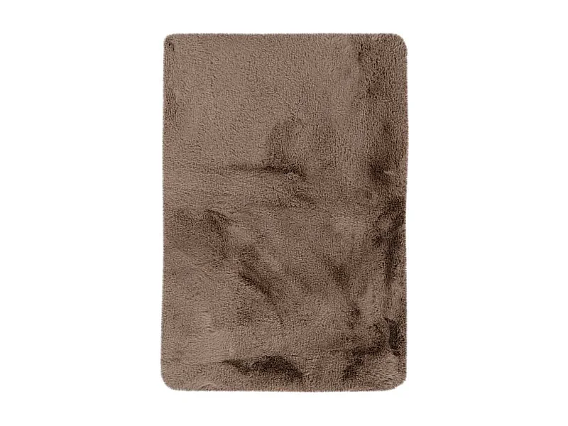 Tapis de Bain Doux Antidérapant "Rabbit" Beige Foncé 40 x 60 cm