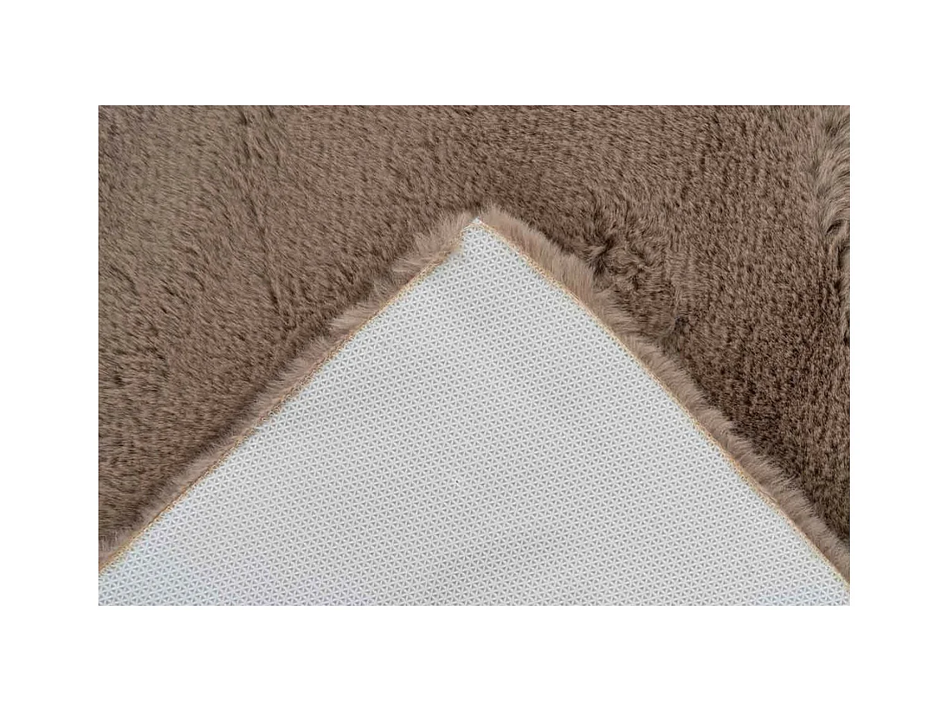 Tapis de Bain Doux Antidérapant "Rabbit" Beige Foncé 40 x 60 cm