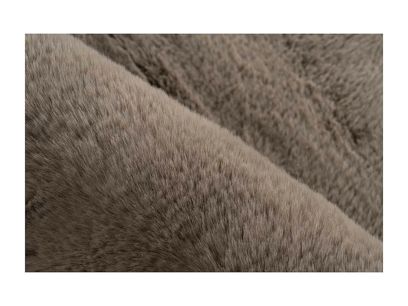 Tapis de Bain Doux Antidérapant "Rabbit" Beige Foncé 40 x 60 cm