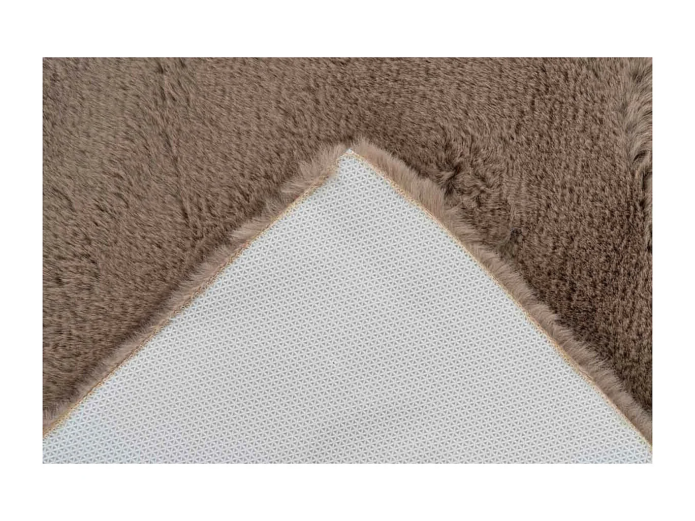 Tapis de Bain Doux Antidérapant "Rabbit" Beige Foncé 40 x 60 cm