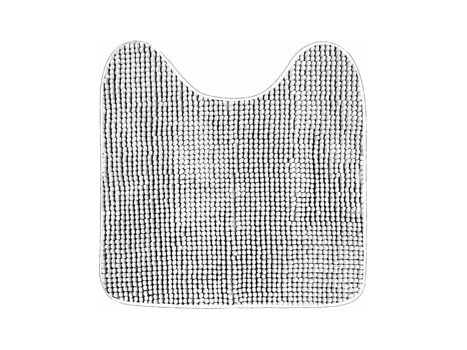 Tapis Contour WC "Sweety" 45x45cm Blanc