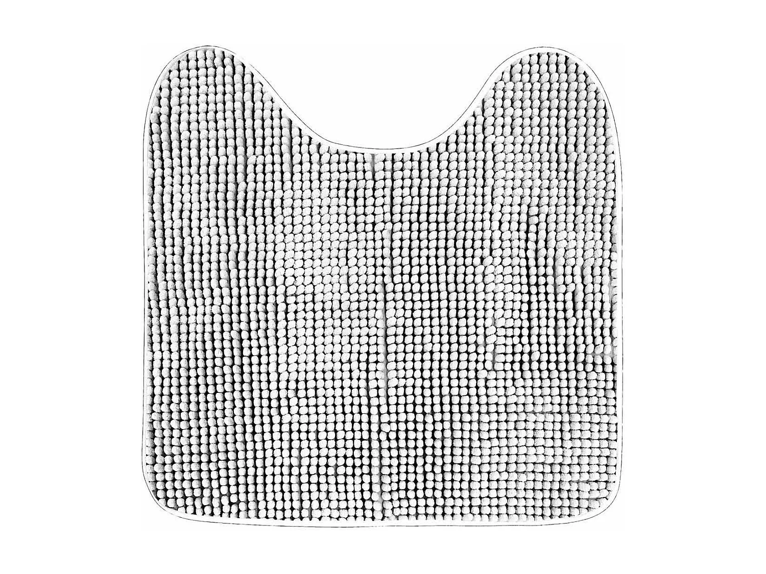 Tapis Contour WC "Sweety" 45x45cm Blanc