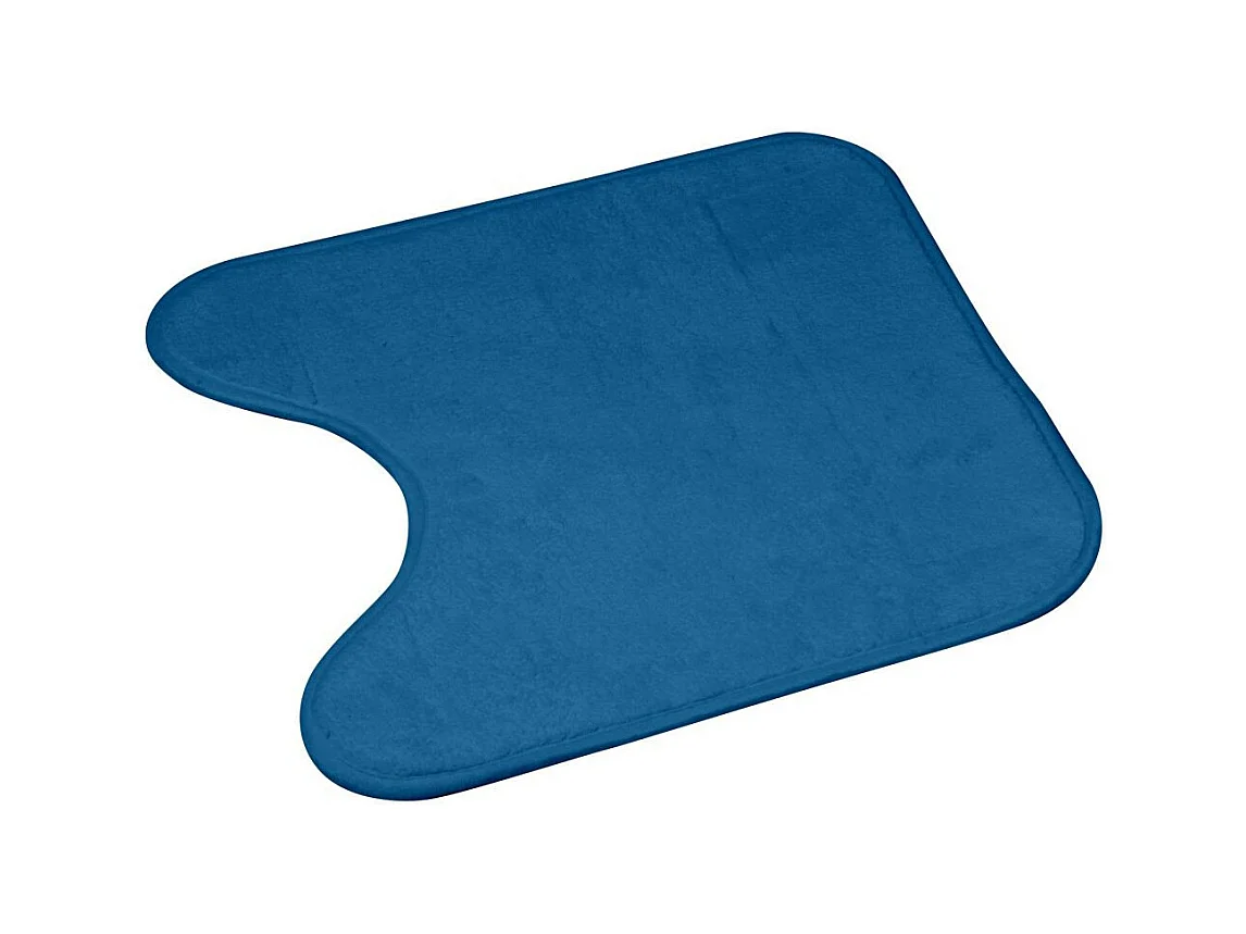 Tapis Contour WC "Vitamine II" 45x45cm Bleu Canard