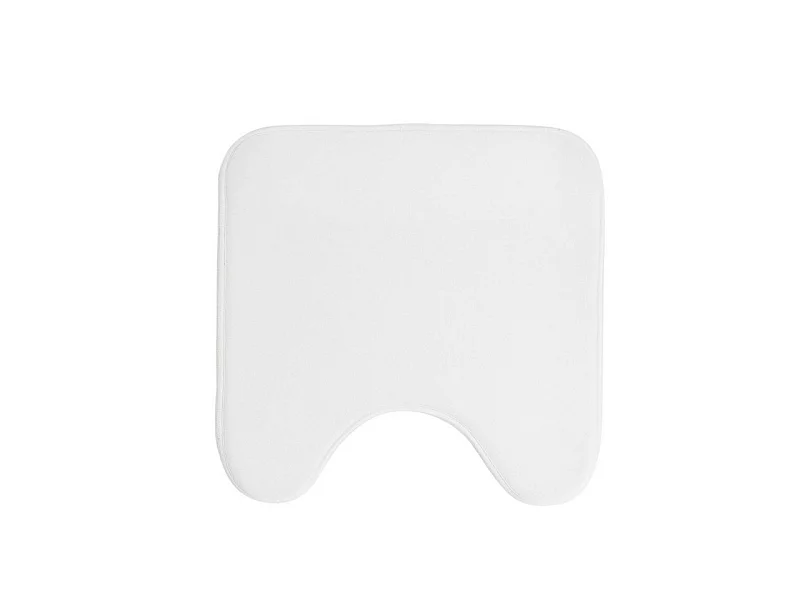 Tapis Contour WC "Vitamine II" 45x45cm Blanc