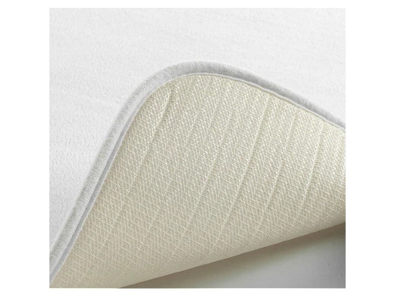 Tapis Contour WC "Vitamine II" 45x45cm Blanc