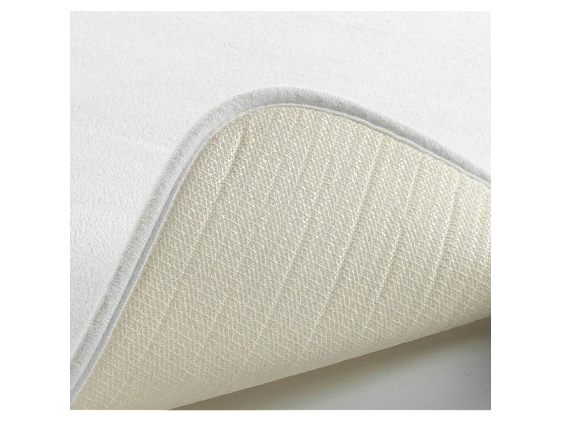 Tapis Contour WC "Vitamine II" 45x45cm Blanc