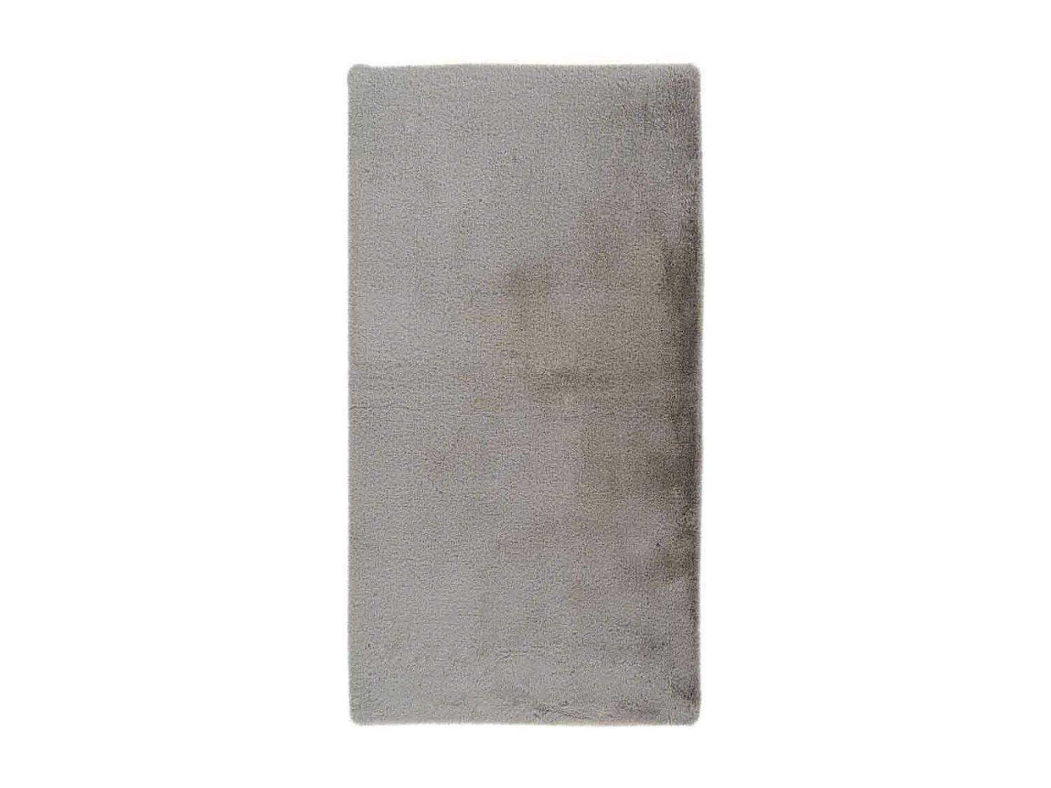 Tapis de Bain Fait à la Main "Rabbit" Gris Clair 65 x 100 cm