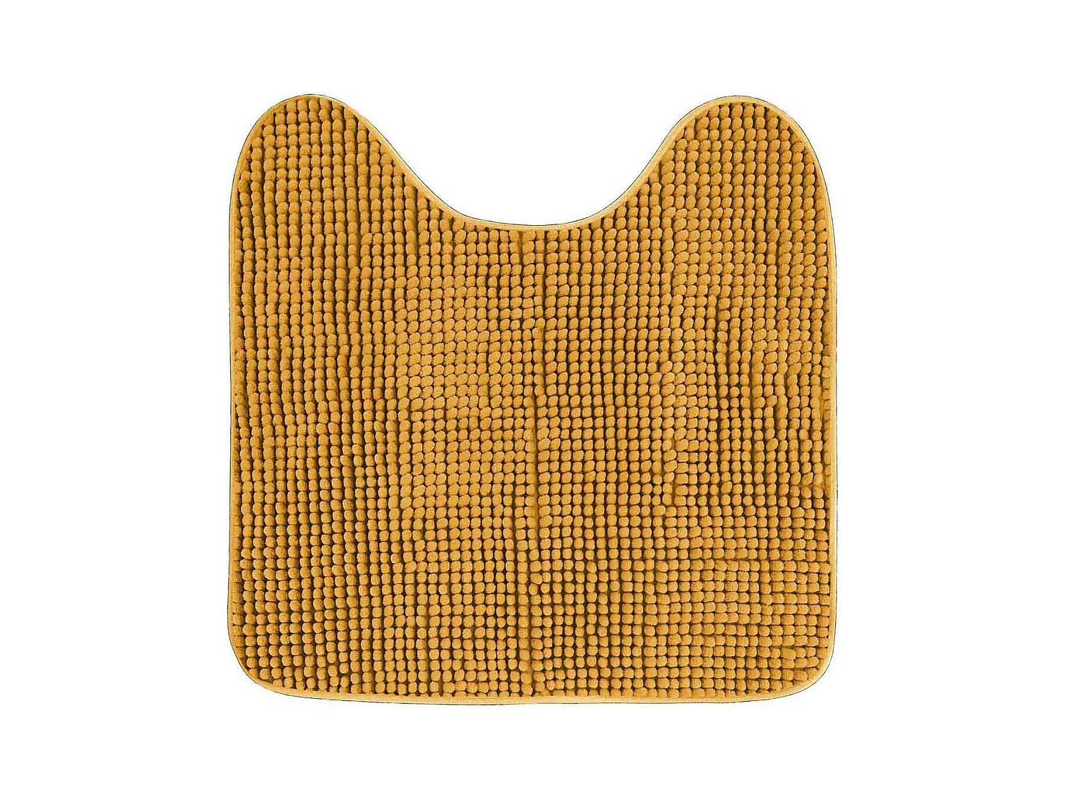 Tapis Contour WC "Sweety" 45x45cm Ocre