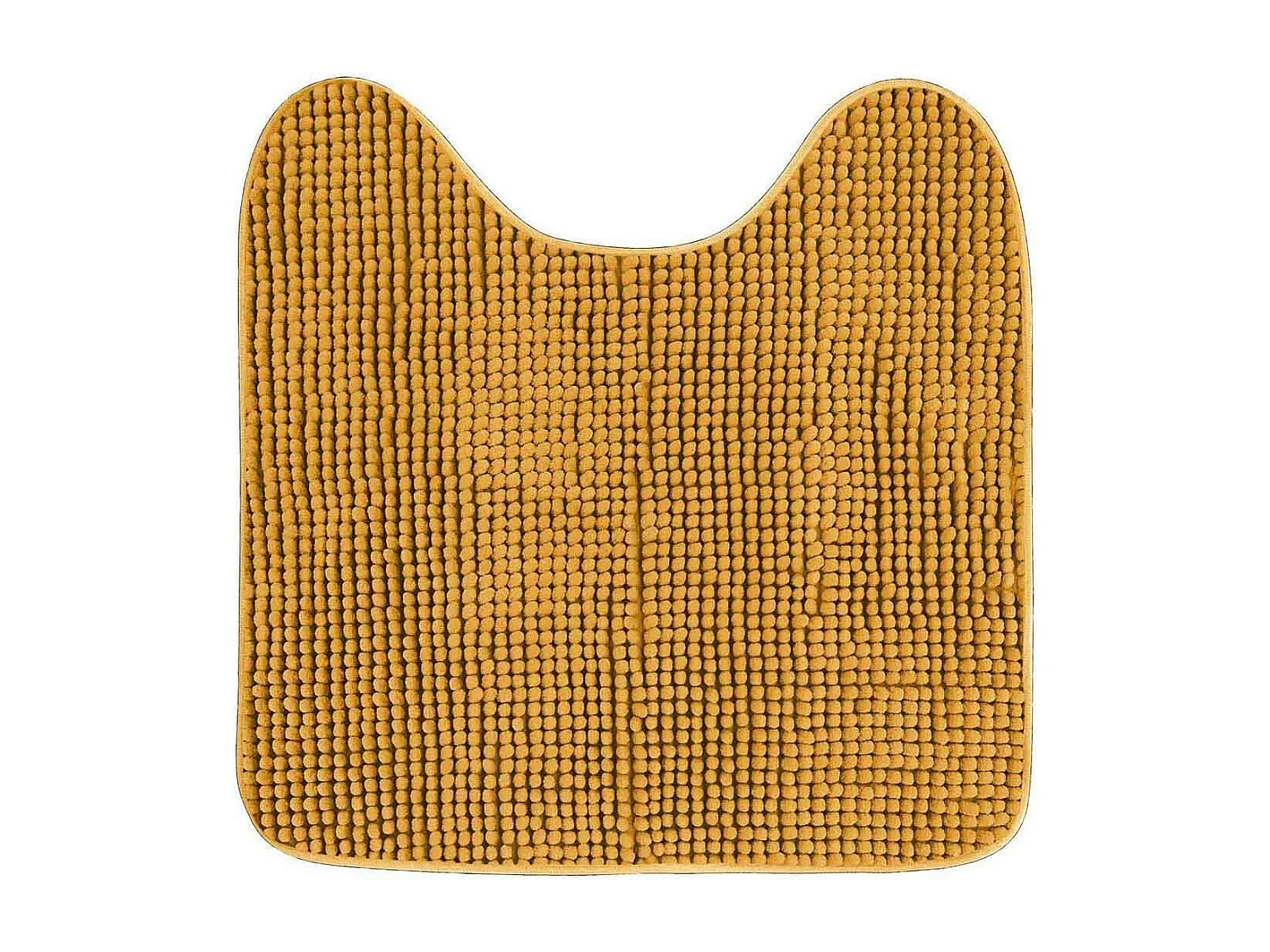 Tapis Contour WC "Sweety" 45x45cm Ocre