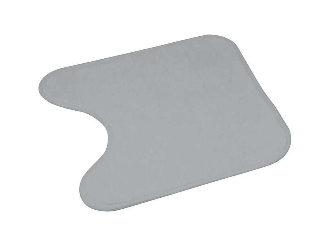 Tapis Contour WC "Vitamine II" 45x45cm Gris Clair