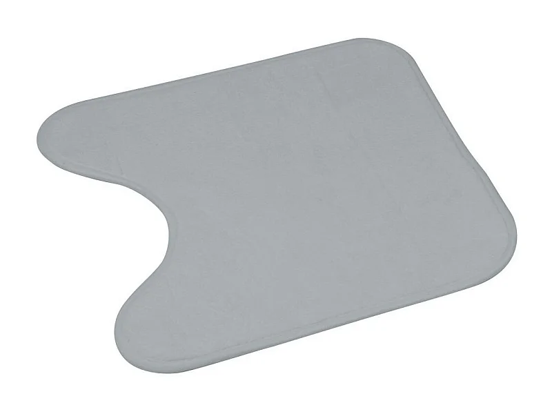 Tapis Contour WC "Vitamine II" 45x45cm Gris Clair