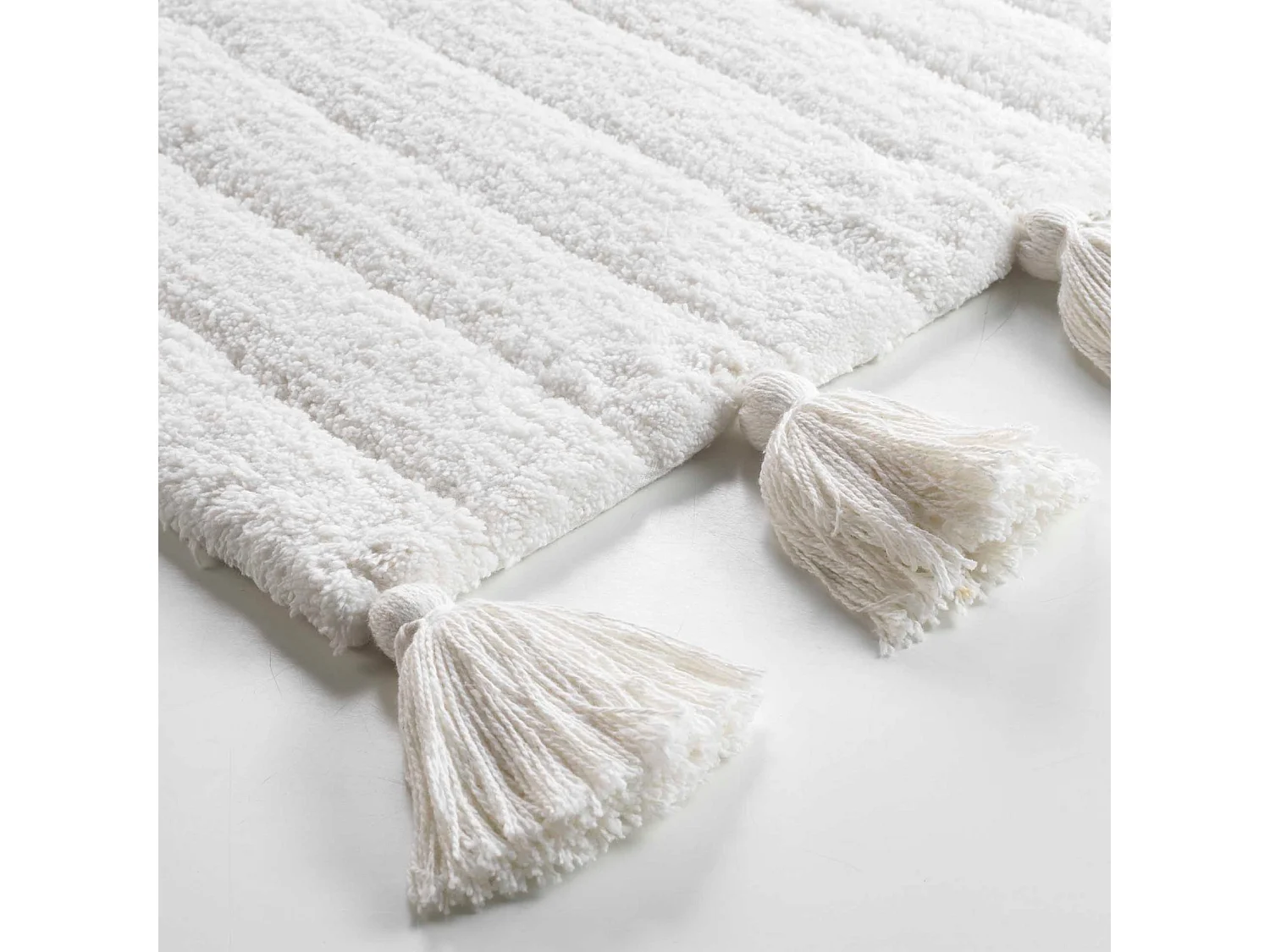 Tapis de Salle de Bain "Minatis" 50x80cm Blanc