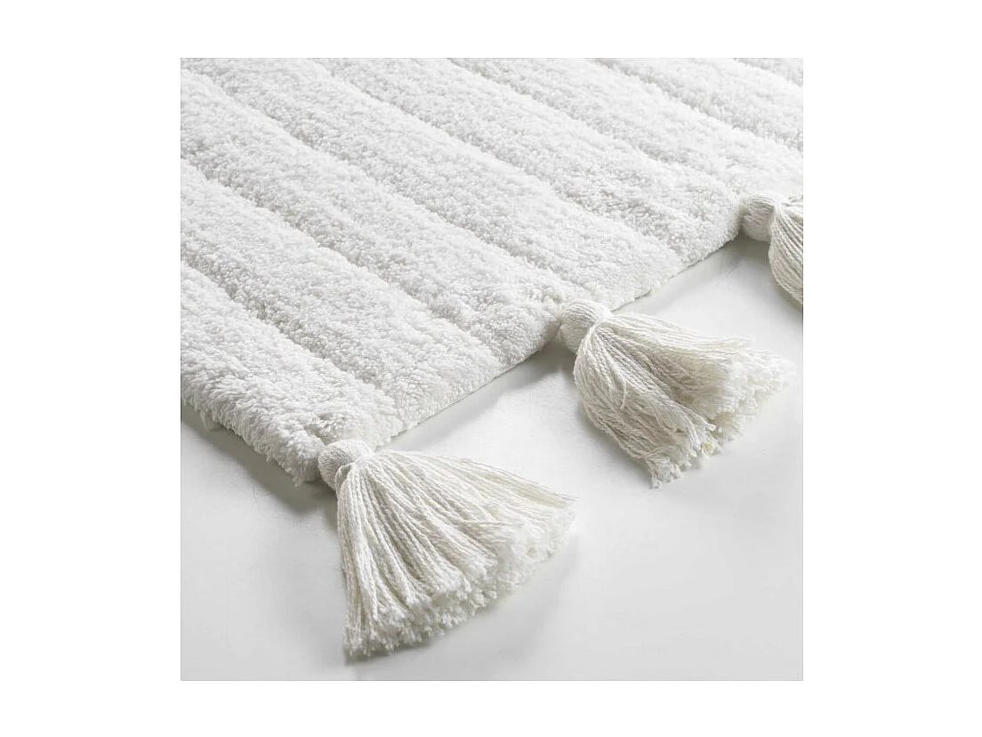 Tapis de Salle de Bain "Minatis" 50x80cm Blanc