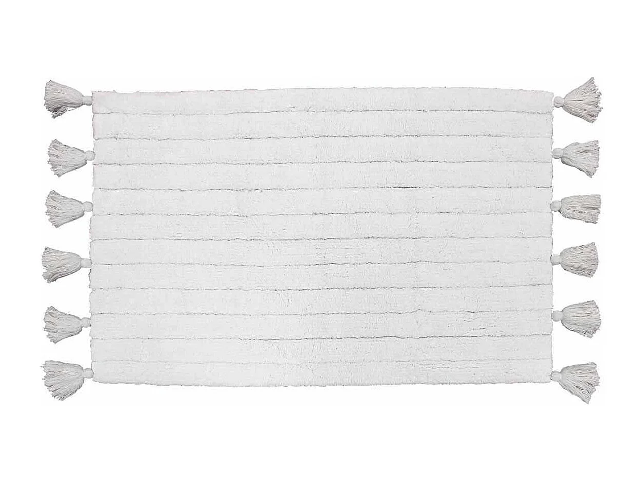 Tapis de Salle de Bain "Minatis" 50x80cm Blanc