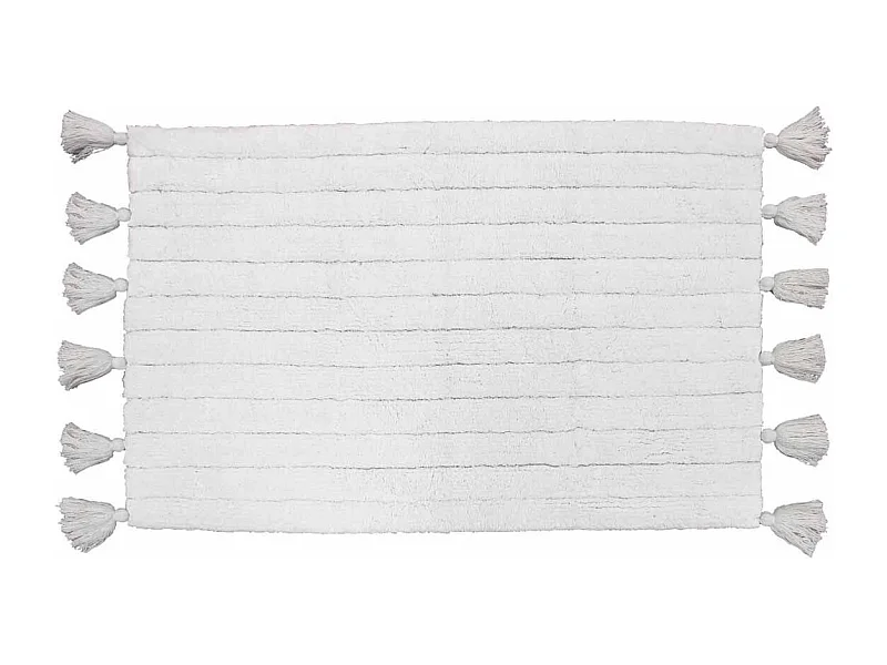 Tapis de Salle de Bain "Minatis" 50x80cm Blanc
