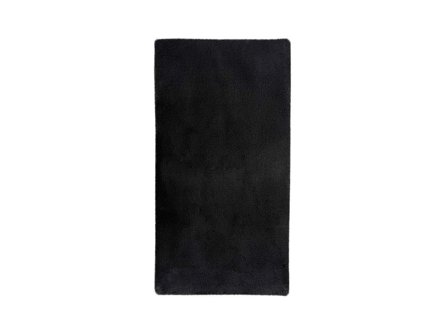 Tapis de Bain Fait à la Main "Rabbit" Gris Foncé 65 x 100 cm