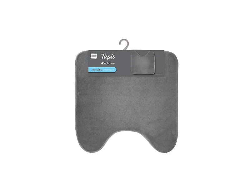 Tapis Contour WC "Vitamine II" 45x45cm Anthracite