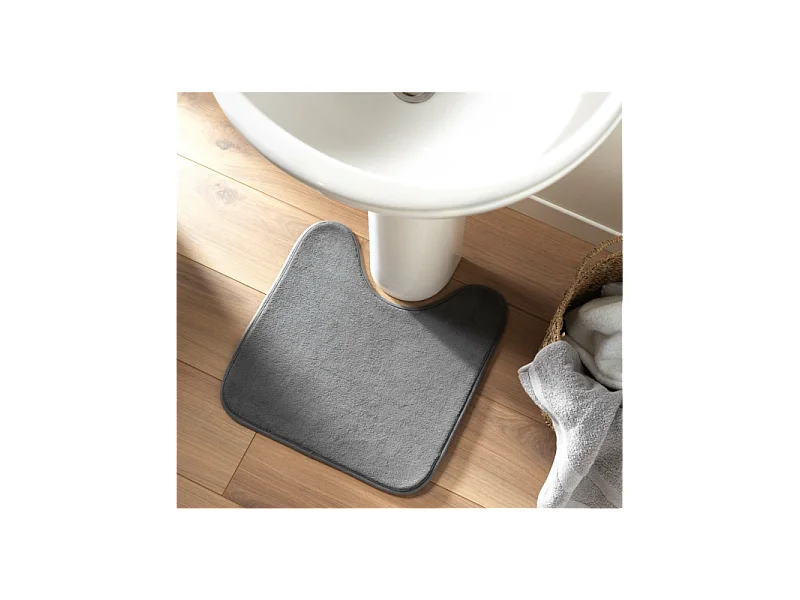 Tapis Contour WC "Vitamine II" 45x45cm Anthracite