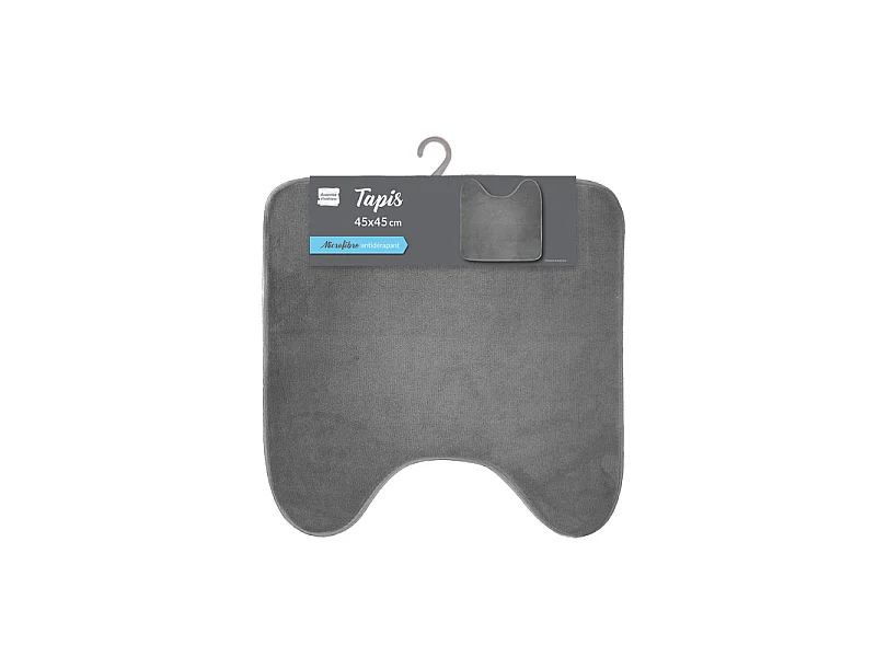 Tapis Contour WC "Vitamine II" 45x45cm Anthracite