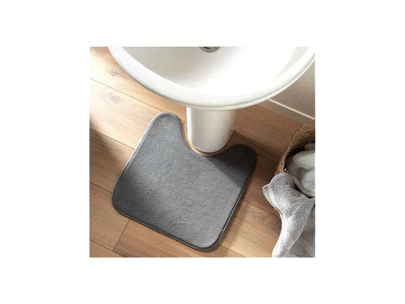 Tapis Contour WC "Vitamine II" 45x45cm Anthracite