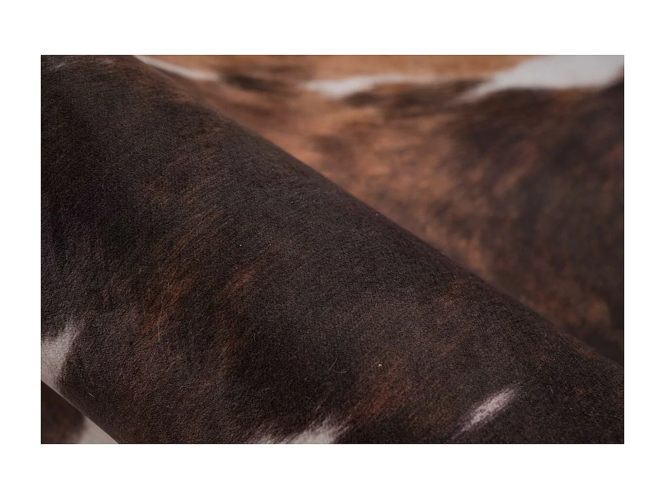 Tapis Animal Imitation Fourrure "Western" Marron 160 x 220 cm