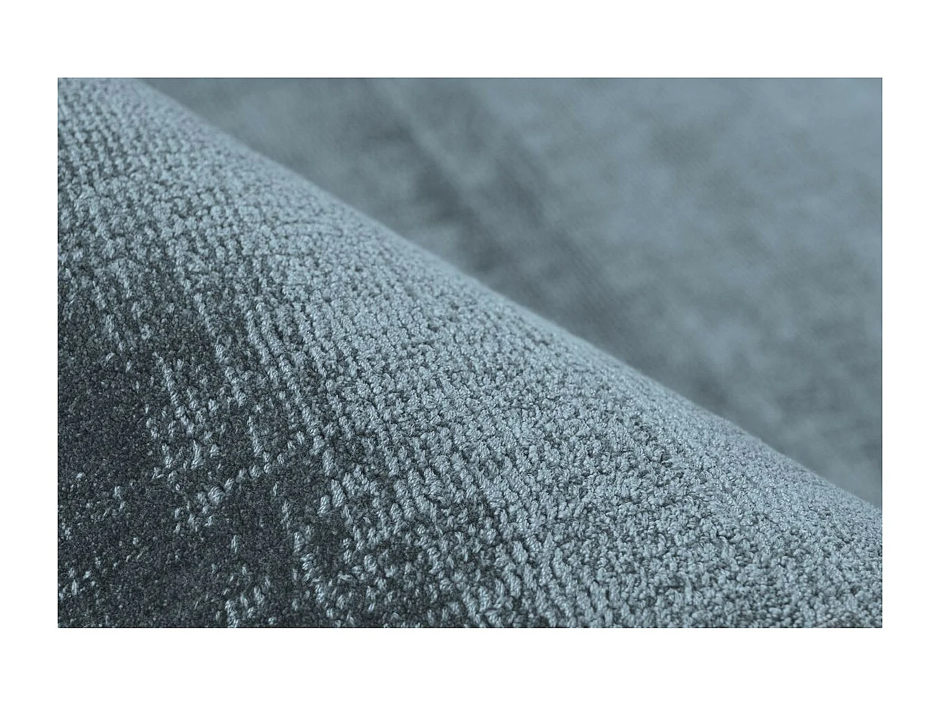 Tapis Tissé à la Main "Village" Bleu 120 x 170 cm