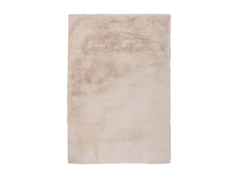 Tapis Tufté à la Main à Poils Longs "Rabbit" Crème 160 x 230 cm