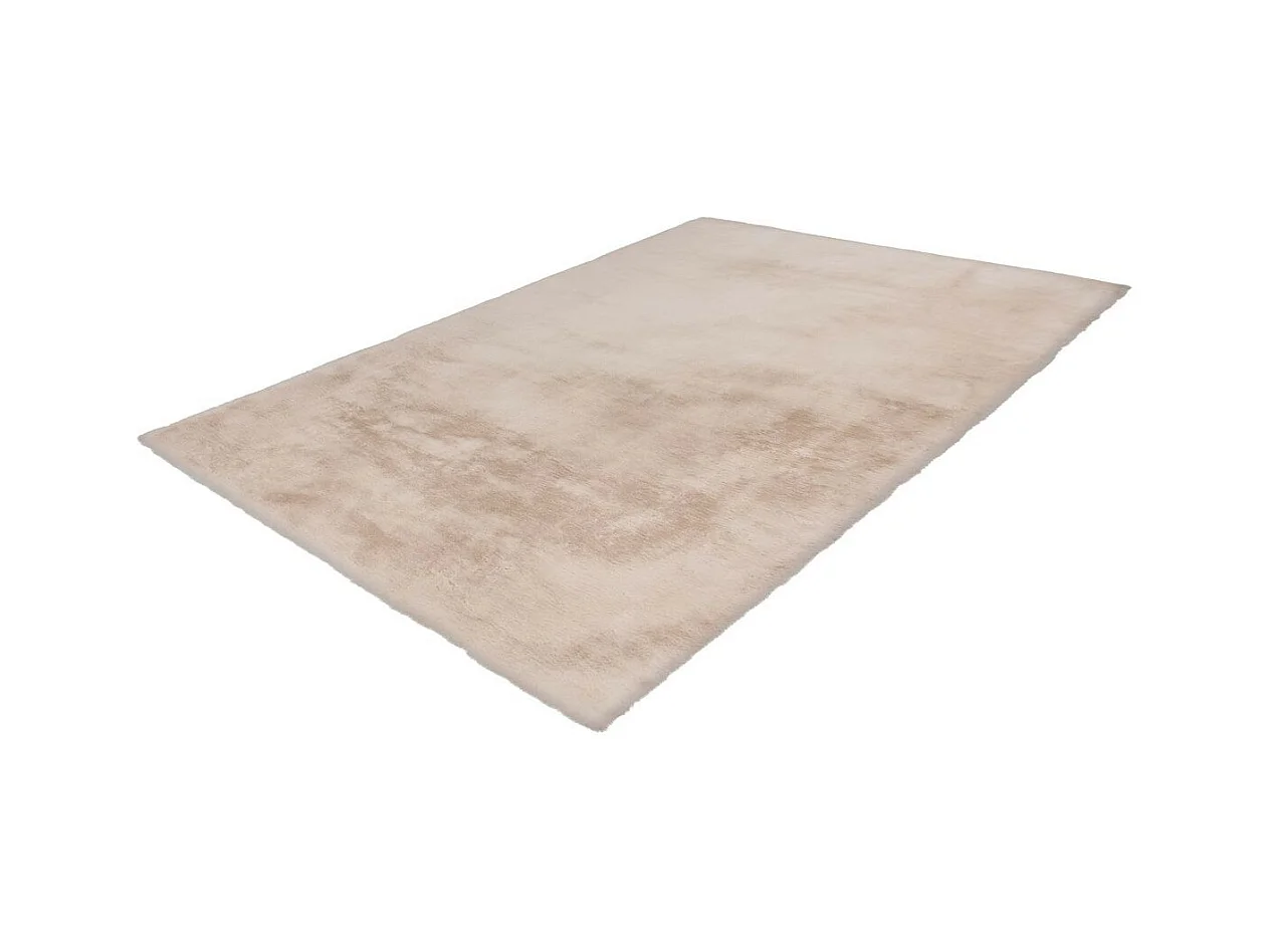 Tapis Tufté à la Main à Poils Longs "Rabbit" Crème 160 x 230 cm